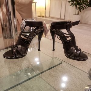 EUC - Giuseppe Zanotti black studed platforms